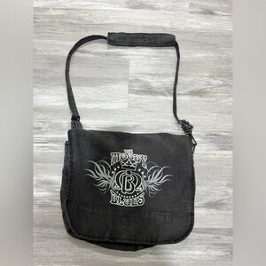 The Moody Blues Rock Band Black Messenger Bag Vintage